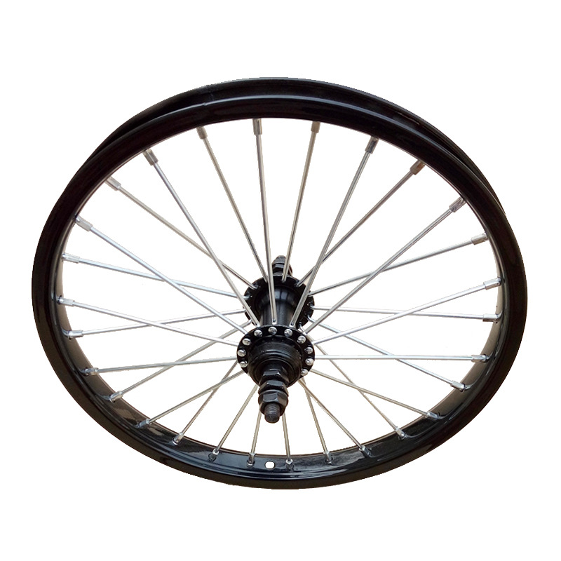 Moyeu Avant ALTA 36 Trous Acier Chromé – Pour Roue Libre, Jante 36H, 12G