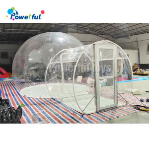 Tenda da campeggio a bolle gonfiabili trasparenti a cupola da 6m con telaio tunnel N ventilatore silenzioso per hotel resort da gonfiabili Guangzhou - Product Image 3