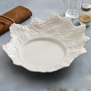 <span class=keywords><strong>Assiette</strong></span> à dîner d'hôtel en céramique, <span class=keywords><strong>motif</strong></span> roche corallienne, forme irrégulière, pour plats froids - Product Image 3