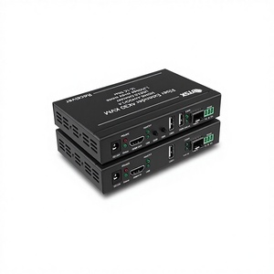 Extender <span class=keywords><strong>KVM</strong></span> in Fibra Bitvisus a Latenza Zero 4K IP 30KM Trasmissione in Fibra Monomodale per Input/Output Supporto Tastiera e Mouse USB - Product Image 1