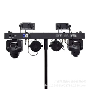 Thanh biểu diễn DJ ánh sáng 2PCS 6*5W <span class=keywords><strong>Par</strong></span> ánh sáng 2 Mini Di chuyển đầu ánh sáng sân khấu với đứng - Product Image 6