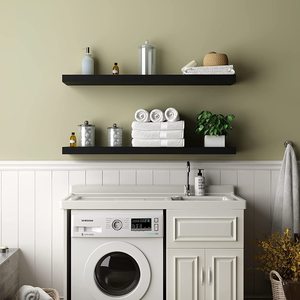 Otros Estantes flotantes negros profundos Estante de pared flotante - Product Image 4