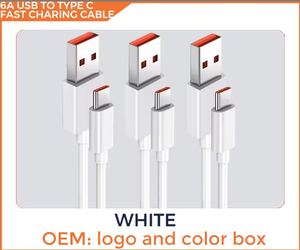 Câble de charge rapide TPE 6A USB-A vers Type-C pour <span class=keywords><strong>iPhone</strong></span>, tablette Android, appareils intelligents - Product Image 3