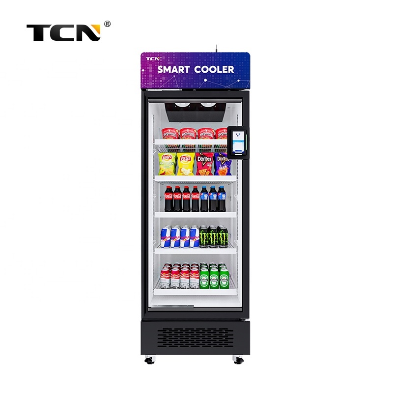 TCN AI Visual Identity <strong>Vending</strong> Machine Fresh <strong>Smart</strong> <strong>Cooler</strong> Fridge <strong>Vending</strong> Machine