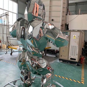 Toptan özel reçine el sanatları dev Gorilla heykeli elektrolizle heykel - Product Image 2