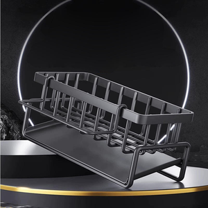 Organizzatore Multifunzionale in Metallo per Lavello da <span class=keywords><strong>Cucina</strong></span>, Porta Strofinacci, Scolapiatti per Ripiani e Mensole da <span class=keywords><strong>Cucina</strong></span> - Product Image 5