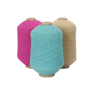 Fast Delivery Rubber Covered Yarn Socks Machine Knitting Use Latex Covered Yarn