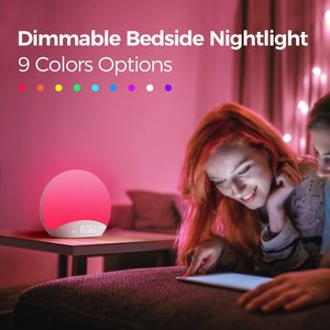 Machine à sons pour le sommeil Hi-FiD, lampe de chevet intelligente à lumière RGB, réveil numérique avec simulation d'aube pour bébés et adultes - Product Image 4