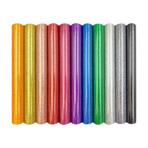 Rouleau de <span class=keywords><strong>vinyle</strong></span> personnalisé de haute qualité <span class=keywords><strong>cricut</strong></span> Textile PU PET traceur de découpe <span class=keywords><strong>imprimable</strong></span> transfert de chaleur autocollant paillettes lettrage - Product Image 4