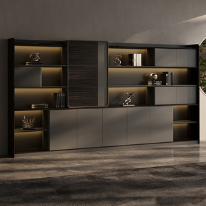 Bureau de direction en forme de L, MDF, modulaire, design moderne minimaliste, luxueux et sain - Product Image 4