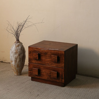 Table de chevet en bois massif, table de nuit en bois, meuble de chambre à coucher avec rangement, fournisseur en gros