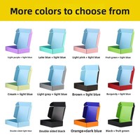 Boîte d'emballage pliable rose en carton, style avion, triple couche, épaissie, colorée, extra-résistante, pour expédition transfrontalière