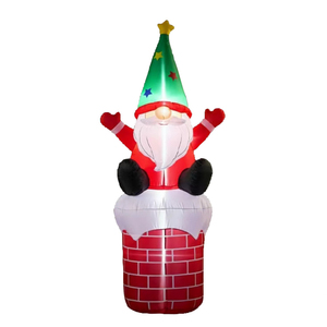 Festivo Navidad Santa Inflable Publicidad Globo Elegantes Decoraciones navideñas para la venta - Product Image 3