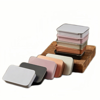 Mini boîte en fer blanc, fournisseur chinois, offre des boîtes métalliques coulissantes blanches/noires à sécurité enfant pour cosmétiques et bonbons, avec pompe