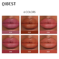 Rouge à lèvres mat en velours de petite taille, Portable, longue durée, imperméable, Nude, mat, cosmétiques, lèvres Sexy, maquillage