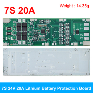 Tzt BMS 7S 24V 10A 15A 20A 30A li-ion 18650 bảng sạc pin với chức năng cân bằng ngắn mạch/bảo vệ nhiệt độ - Product Image 5