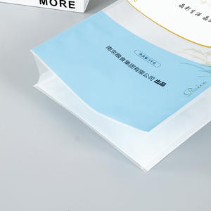 Customizable PE Plastic Reusable Hand-Held Rice Brick Zipper <b>Bag</b> Outer <b>Vacuum</b> Packaging Four Sides <b>Seal</b> for Supermarket - Product Image 2