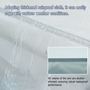 Автоматическая раскладная палатка для кемпинга на открытом воздухе, портативная, для 2 человек, водонепроницаемая, в форме лодки - Product Image 4