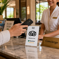 Carte RFID NFC programmable avec code QR CR80, puce NTAG213 13,56 MHz pour Google/Instagram/Facebook/Trustpilot/Tripadvisor/Tiktok