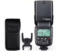 Flash Speedlite Inalámbrico Godox TT600 TT600-S 2.4G GN60 Maestro/Esclavo para Cámaras Canon, Nikon, Sony, Pentax, Olympus, Fuji, Lumix