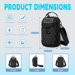 Petit sac de sport magnétique pour hommes et femmes avec aimants puissants, porte-bouteille d'eau magnétique multi-tailles pour le sport et les voyages - Product Image 2