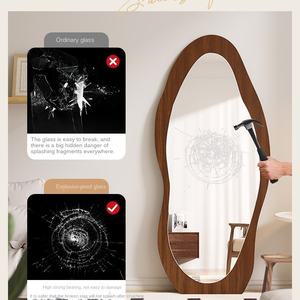 Miroir sur pied mural de style moderne pour filles, miroir de célébrité d'<span class=keywords><strong>Internet</strong></span>, miroir de chambre à coucher, pour s'habiller à la maison - Product Image 2