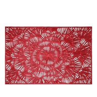 Tapis de table à manger Boen napperon de table évidé tapis de table en plastique pour restaurant à la maison étanche