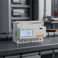 Compteur d'énergie multifonction triphasé Acrel ADL3000-E sur rail DIN RS485 Modbus RTU pour système de stockage d'énergie solaire