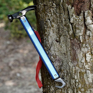 Marteau de camping multifonctionnel d'extérieur, manche en aluminium, 325x110mm, léger, pour la randonnée et l'alpinisme - Product Image 1