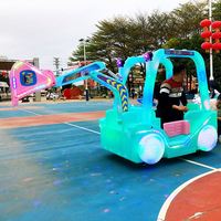 Voiture tamponneuse électrique 48V pour enfants et adultes, jouet excavateur en plastique pour parcs d'attractions intérieurs/extérieurs et aires de jeux