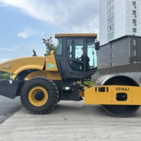 Rouleau compresseur vibratoire à tambour unique XP143-1 de 14 tonnes pour les projets routiers, miniers et de construction