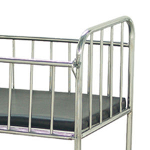 Cama de cuna básica con colchón, cama médica pediátrica, cama de bebé, 1 par - Product Image 4