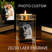 Offre Spéciale – Porte-bougie Tealight 80 mm pour Décoration de Mariage, Cadeaux de Première Communion, Centres de Table, Artisanat en Cristal, Porte-bougie WDY0456