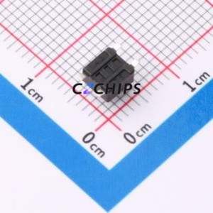 ZX-QC4545-4.5TP Tactile Switch SMD-4P,4.5x4.5mm Switch Single Pole Single Throw Round Button 2.6N Vertical Mount - Product Image 2