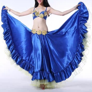 Multi-coloured Full Circle Long Skirt Swing <strong>Belly</strong> <strong>Dancer</strong> Dancing <strong>Costume</strong> Skirts Carnival <strong>Belly</strong> Dance <strong>Costume</strong> Long Skirt - Product Image 3