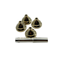 SEASOUND High Quality Copper Trumpet Mouthpiece Set Silver & Gold Plated MPTR401S2 Paper Box Packaging Sizes 1C-7C