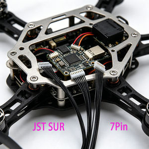 0.8mm 피치 JST SUR 07SUR-32S 7핀 IDC 피어싱 와이어 하네스, RC 드론 비행 제어 미니 LCD 디스플레이 내부 배선용 - Product Image 1