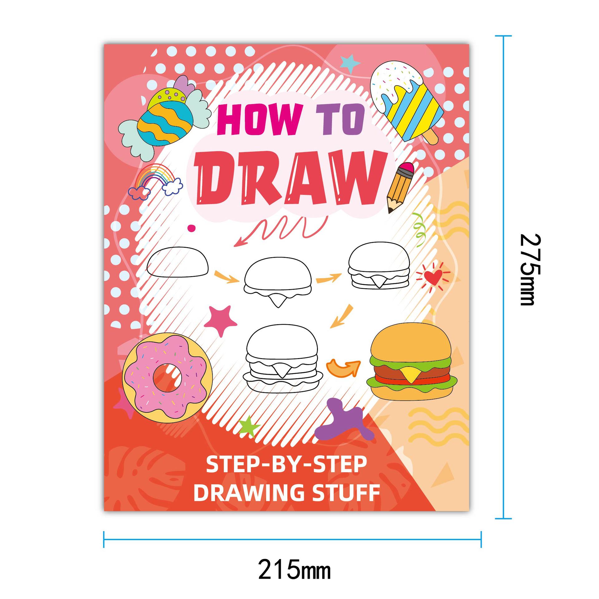 Dctz055-food drawing steps