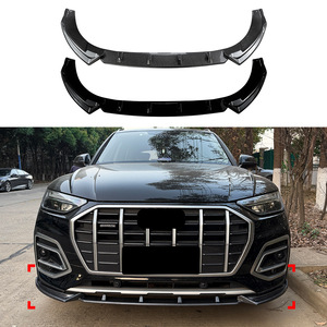 ลิ้นกันชนหน้า Audi Q5 SQ5 FY S Line ลายคาร์บอนไฟเบอร์ วัสดุ ABS ชุดแต่ง ปี 2020 2024 - Product Image 4