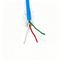 Câble de commande flexible à 3 conducteurs 23AWG en cuivre étamé, isolation PVC, gaine PUR étanche, automatisation industrielle basse tension