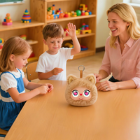 Altavoz Inalámbrico TWS con Control por Voz IA, 2W, Resistente al Agua y a las Caídas, Sonido Envolvente Estéreo, Seguro para Niños, Portátil