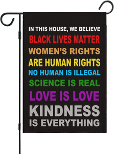 Drapeau de jardin Pride Flag Black Lives Matter, vertical, double face, 12 "x18", décoration intérieure, cour, extérieur - Product Image 2