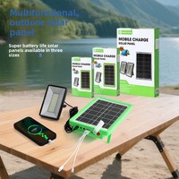 Chargeur rapide de lumière d'urgence à énergie solaire multifonctionnelle compatible USB type-c 1688 Agent d'achat pour le camping