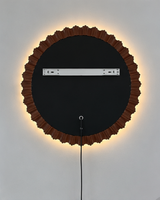 Miroir de maquillage intelligent avec éclairage LED, écran tactile, luminosité réglable, trois couleurs d'éclairage pour salle de bain