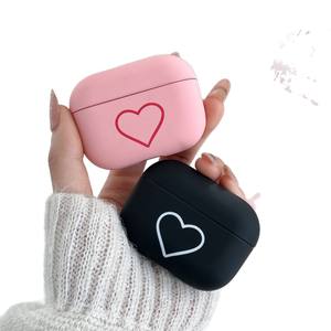 Coque d'écouteurs PC mate Sweetheart pour Airpods Pro 3, design simple, coque arrière de haute qualité pour Airpods 4 - Product Image 5