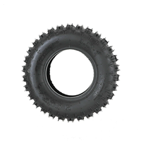 Pneu HOTA BRAND 4.10/3.50-6TL en caoutchouc naturel noir pour kart, VTT, quad, mini-moto, scooter, tondeuse à gazon