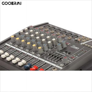 Mezclador de potencia de audio de Sonido Profesional de 6 canales Gooermi, mezclador de sonido de efecto de interfaz USB, mezclador de amplificador de consola de DJ - Product Image 5