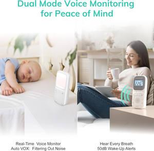 Babyphone numérique avec veilleuse, berceuses et mode d'économie d'énergie VOX - Product Image 3