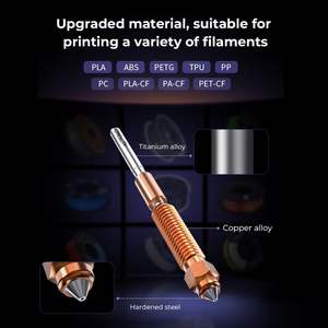 Boquilla de intercambio rápido Creality Unicorn de 0,6 mm para accesorios de impresora 3D - Product Image 6