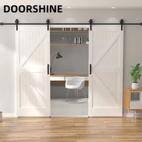 Lot de 2 poignées de porte coulissante en acier inoxydable noir, 6,1 pouces, en fonte, modernes, rectangulaires, pour fenêtres et portes